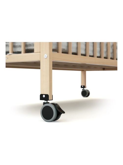 Lit bébé pliant en bois ESSENTIEL - Kiabi