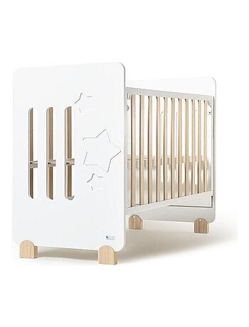 Lit bébé pour matelas 60x120-etoile-nature color