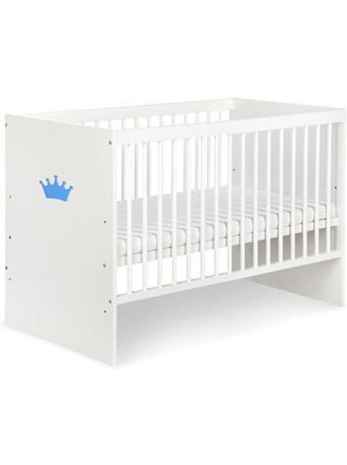 Lit bébé sans matelas - sommier 3 hauteurs, 3 barreaux amovibles - kmbaby - Kiabi Lit bébé sans matelas - sommier 3 hauteurs, 3 barreaux amovibles - kmbaby - Kiabi