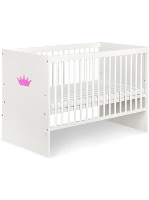 Lit bébé sans matelas - sommier 3 hauteurs, 3 barreaux amovibles - kmbaby - Kiabi Lit bébé sans matelas - sommier 3 hauteurs, 3 barreaux amovibles - kmbaby - Kiabi