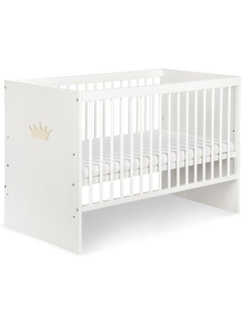 Lit bébé sans matelas - sommier 3 hauteurs, 3 barreaux amovibles - kmbaby - Kiabi Lit bébé sans matelas - sommier 3 hauteurs, 3 barreaux amovibles - kmbaby - Kiabi