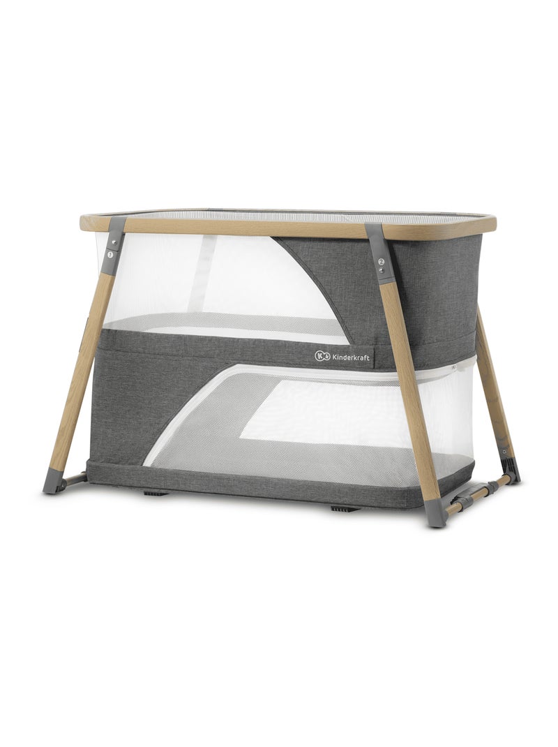 Lit bébé sofi modèle pratique et confortable Gris - Kiabi