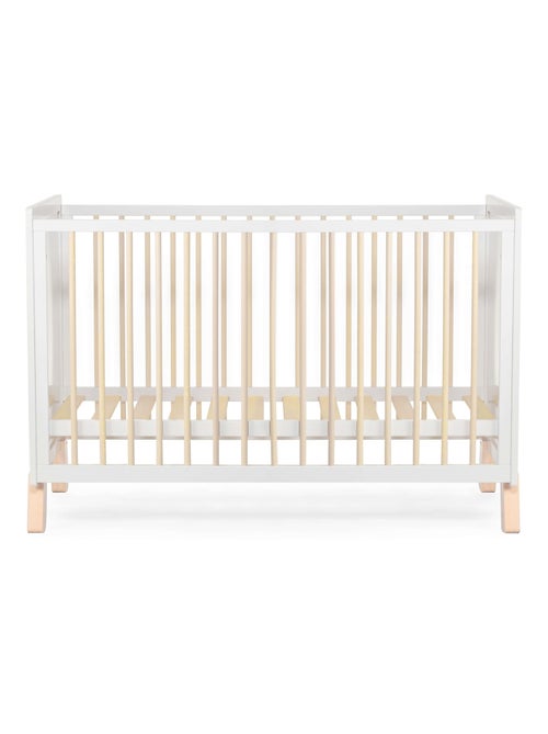 Lit bebe sommier reglable design moderne - Kiabi