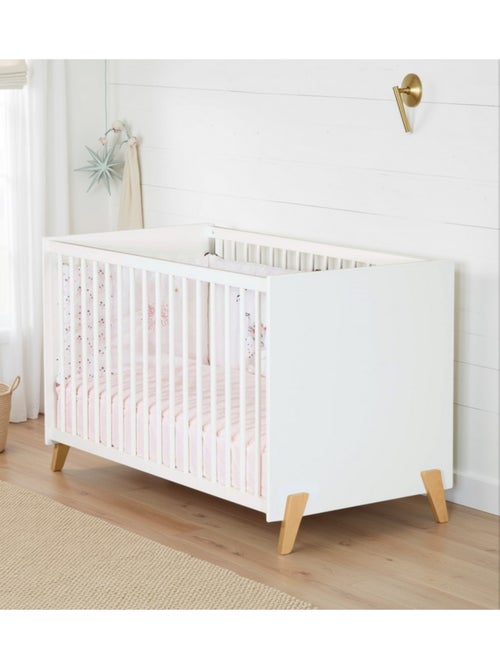 Lit bébé sur pieds en bois - BABYPRICE - Kiabi Lit bébé sur pieds en bois - BABYPRICE - Kiabi
