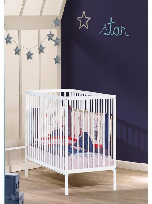 Lit bébé tout barreaux en bois - BABYPRICE - Kiabi