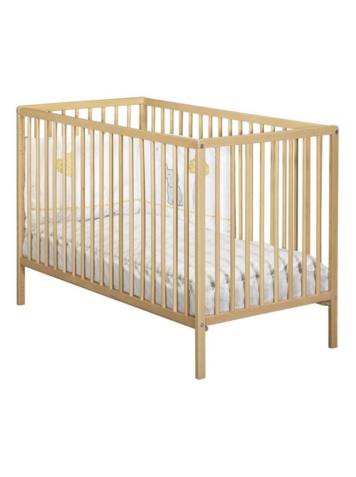 Lit bébé tout barreaux en bois - - Kiabi