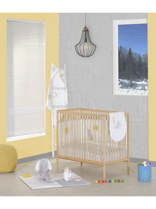 Lit bébé tout barreaux en bois - - Kiabi