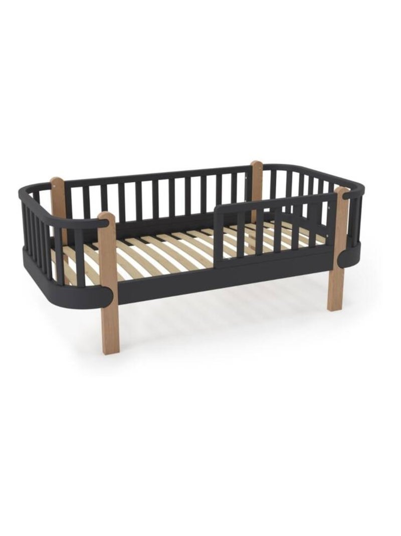 Lit bébé YappyÉtude gris anthracite - Kiabi