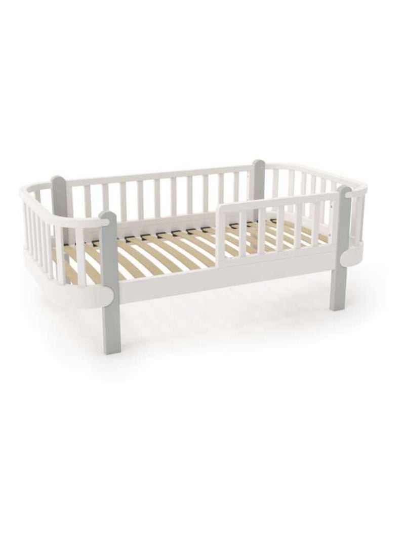 Lit bébé YappyÉtude Gris clair - Kiabi