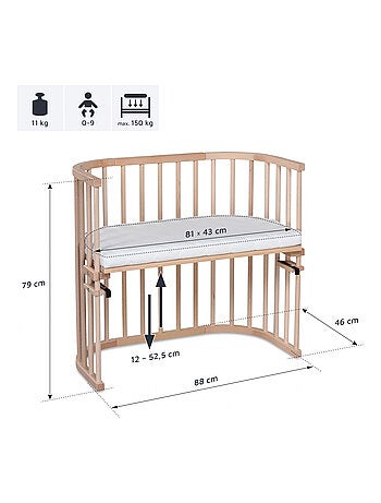 Lit berceau Cododo avec matelas - BabyBay Original