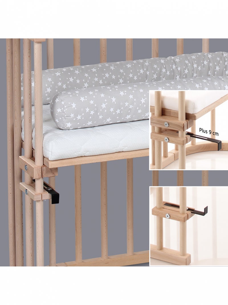 Lit berceau Cododo avec matelas - BabyBay Original Beige clair - Kiabi