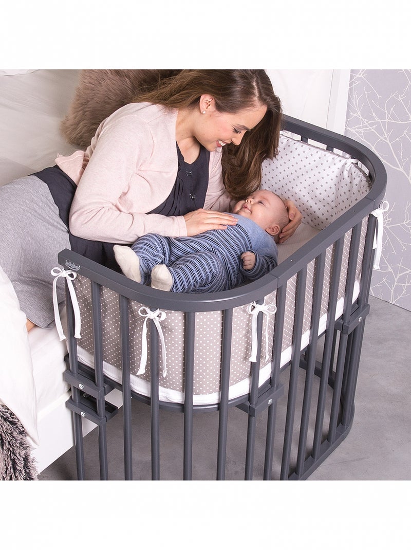 Lit berceau Cododo avec matelas - BabyBay Original Bleu Gris anthracite Bleu - Kiabi