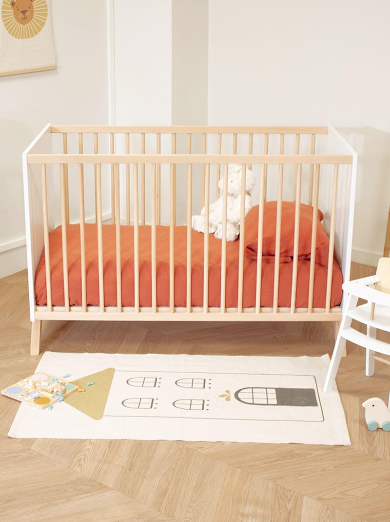 Lit bois style scandinave Blanc - Kiabi