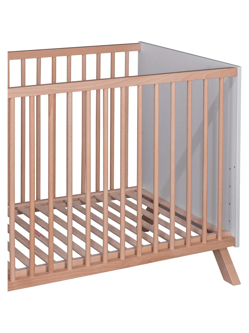 Lit bois style scandinave Blanc - Kiabi