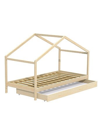 Lit cabane avec tiroir
