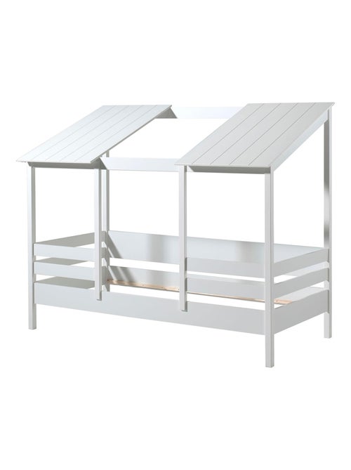 Lit cabane avec toit - Kiabi