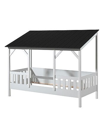 Lit cabane avec toit