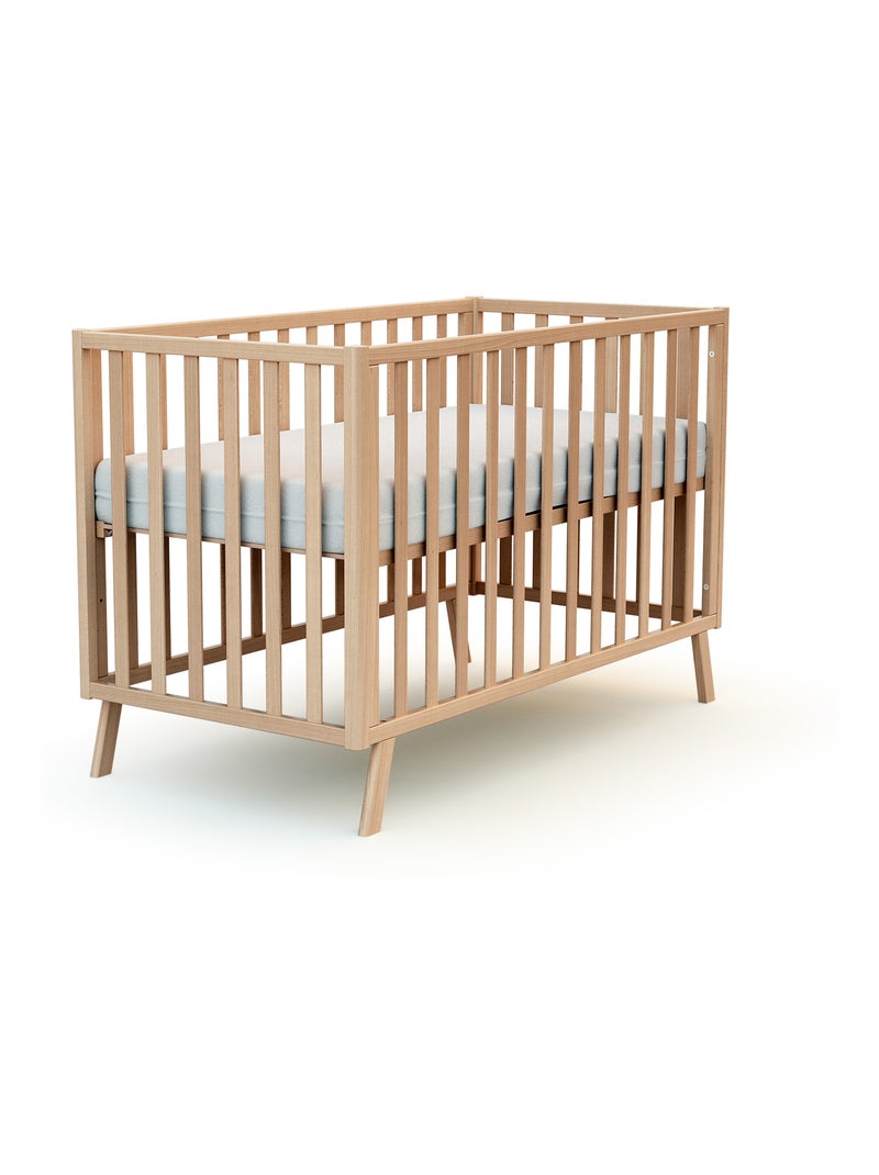 Lit cabane bébé évolutif en bois kasa Beige clair - Kiabi