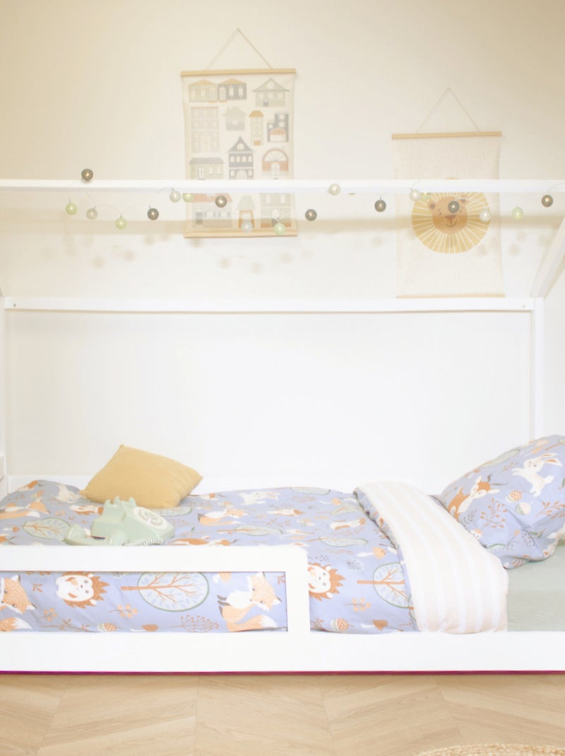 Lit cabane blanc 90x190 Blanc - Kiabi