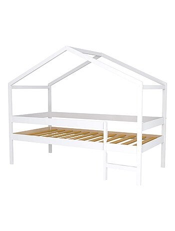 Lit cabane bois