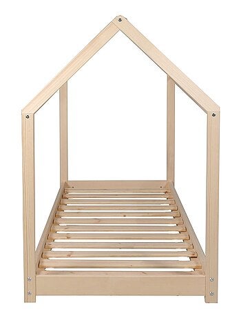 Lit cabane inspiration Montessori en bois massif