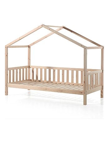 Lit cabane en bois massif