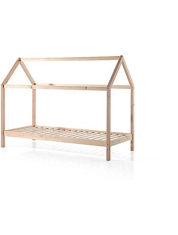 Lit cabane en bois massif