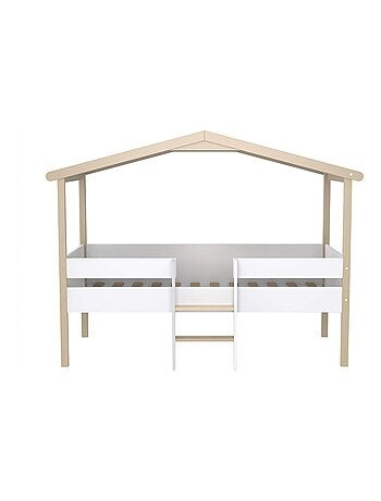 Lit cabane en hêtre massif