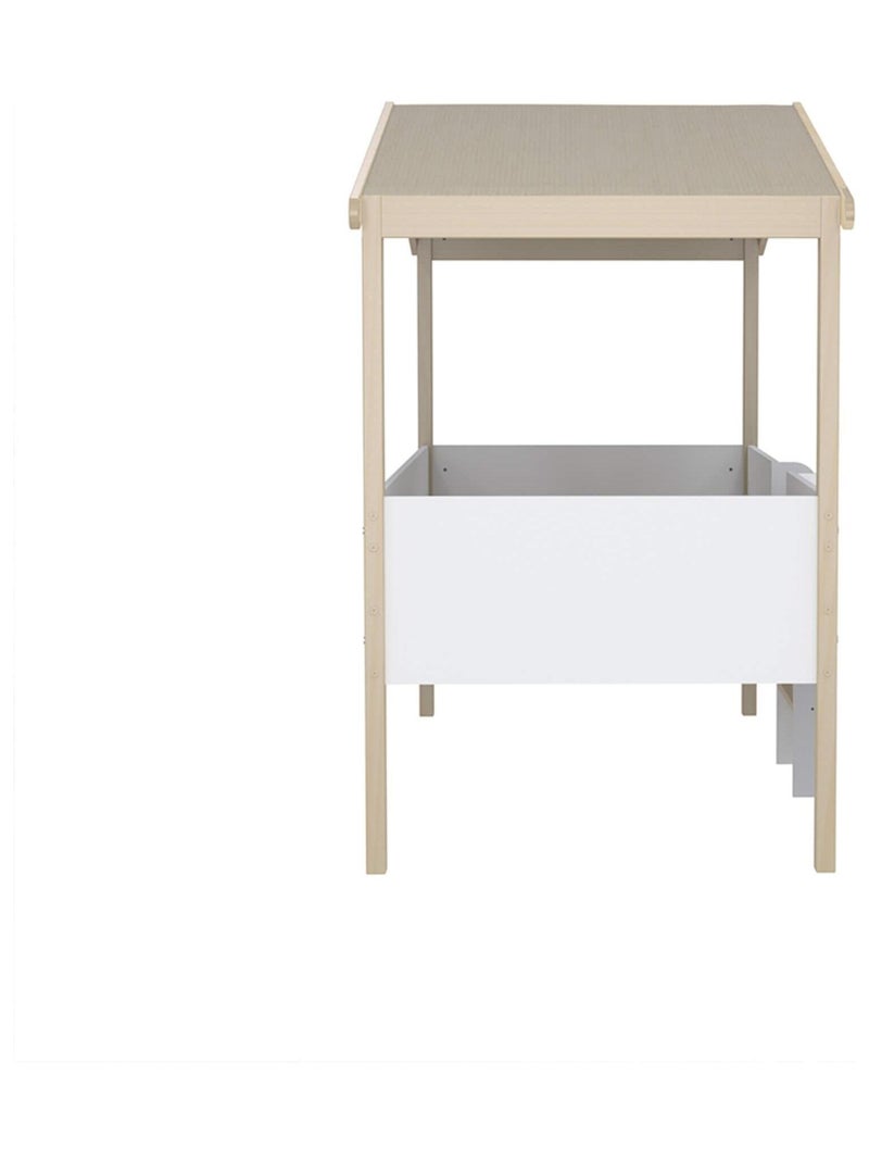 Lit cabane en hêtre massif Marron clair - Kiabi