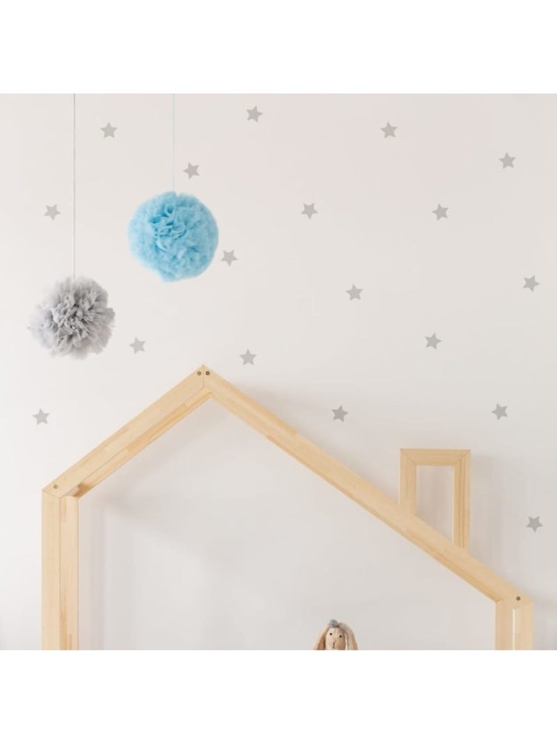 Lit cabane enfant dms 90×180 cm pin massif Beige - Kiabi