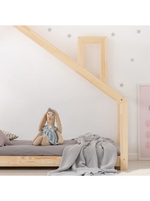 Lit cabane enfant dms 90×180 cm pin massif - Kiabi