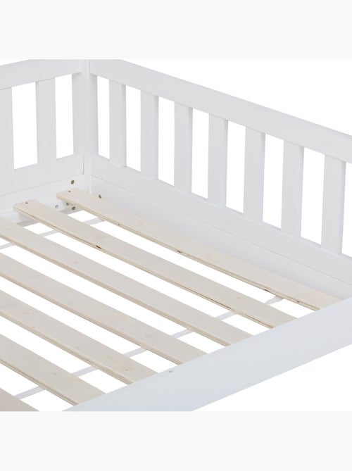 Lit cabane enfant en bois de pin BOSCO - Kiabi