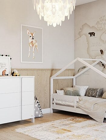 Lit cabane enfant en bois YappyHytte