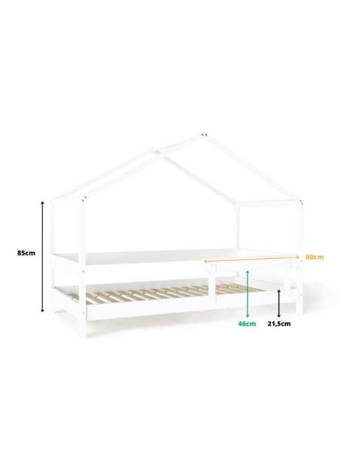 Lit cabane enfant en bois YappyHytte - Kiabi