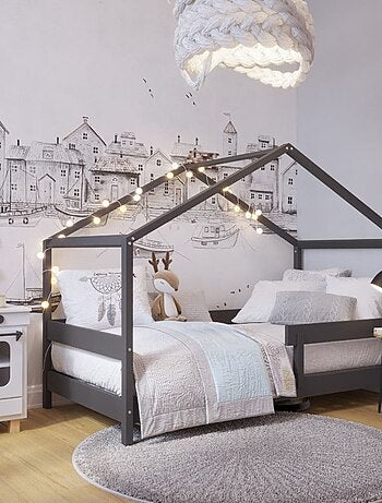 Lit cabane enfant en bois YappyHytte