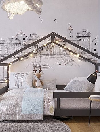 Lit cabane enfant en bois YappyHytte