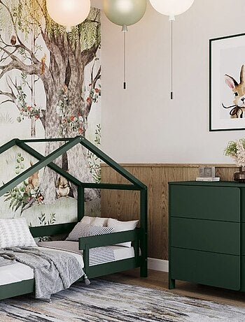 Lit cabane enfant en bois YappyHytte