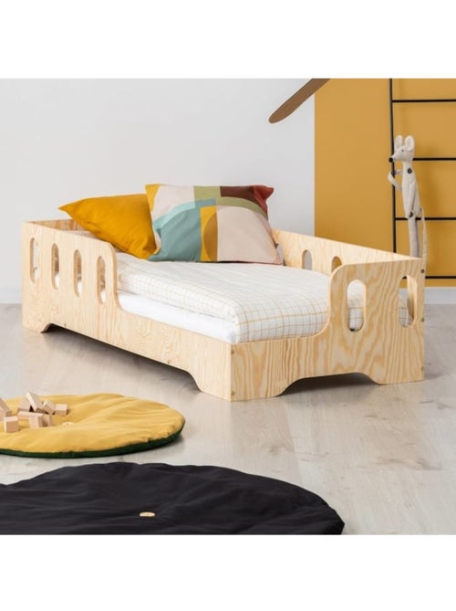 Lit cabane enfant kiki 1 p 70×140 cm contreplaqué - Kiabi