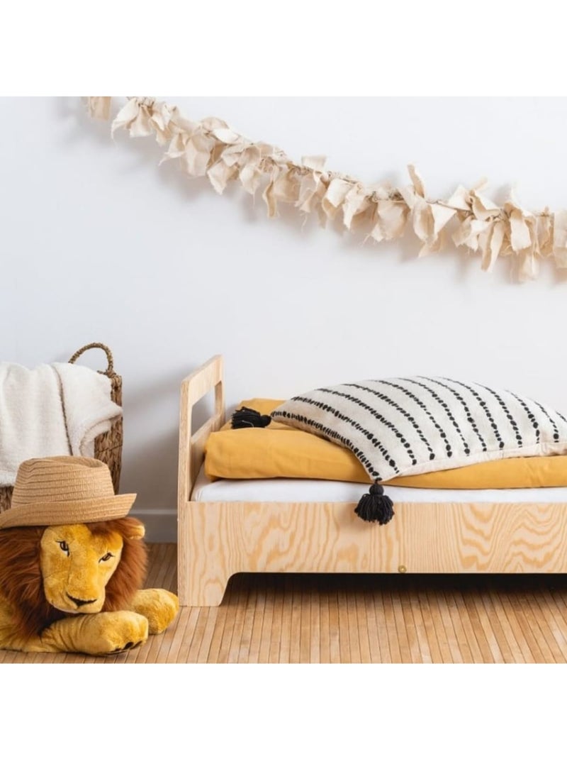 Lit cabane enfant kiki 2 90×140 cm contreplaqué Beige - Kiabi