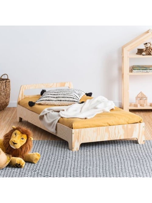 Lit cabane enfant kiki 2 90×140 cm contreplaqué - Kiabi