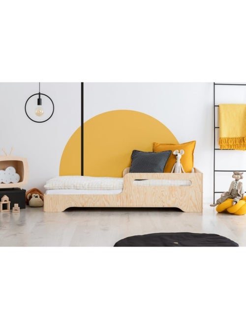 Lit cabane enfant kiki 3 70×160 cm contreplaqué - Kiabi