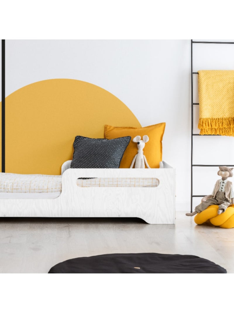 Lit cabane enfant kiki 3 70×160 cm contreplaqué Beige - Kiabi