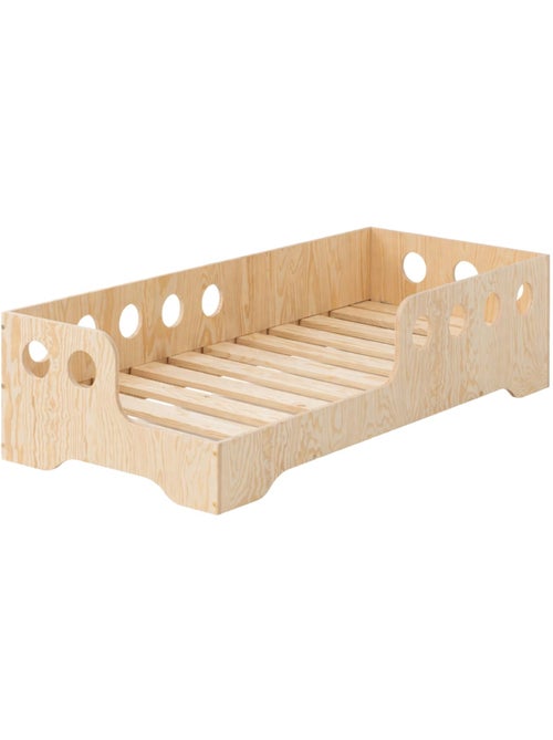 Lit cabane enfant kiki 5 l 80×180 cm contreplaqué - Kiabi