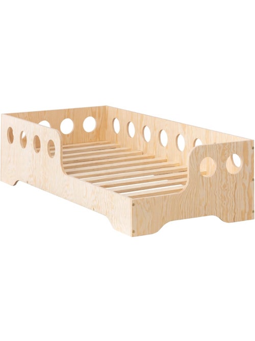 Lit cabane enfant kiki 5 p 70×160 cm contreplaqué - Kiabi