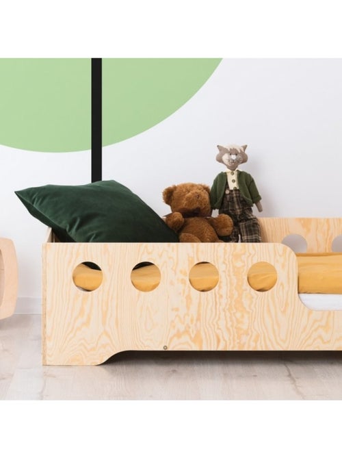Lit cabane enfant kiki 5 p 70×160 cm contreplaqué - Kiabi