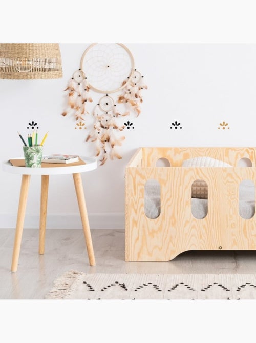 Lit cabane enfant kiki 6 70×140 cm contreplaqué - Kiabi