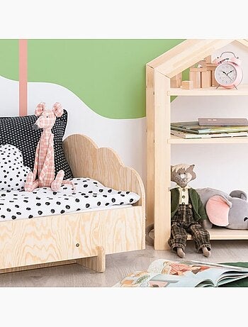 Lit cabane enfant kiki 7 90×200 cm contreplaqué
