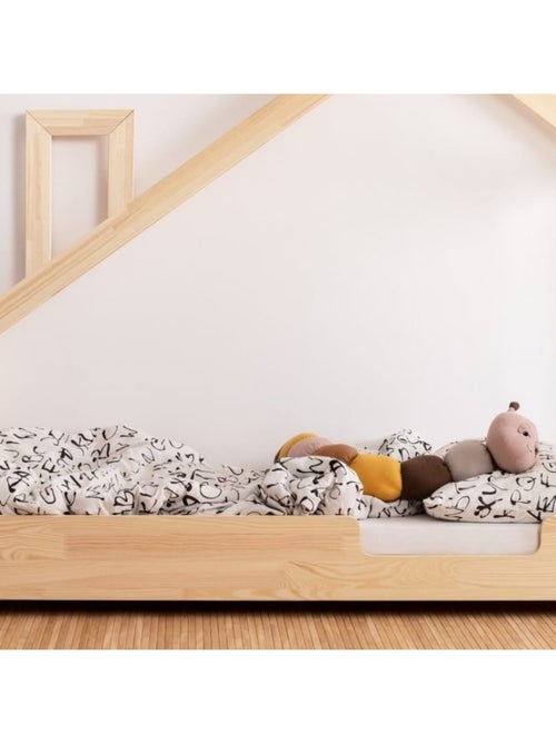 Lit cabane enfant luna c 70×160 cm pin massif - Kiabi