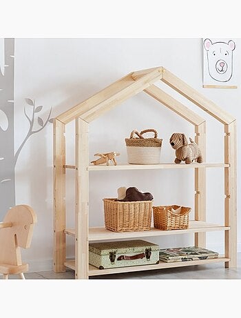 Lit cabane enfant RGD Pin massif