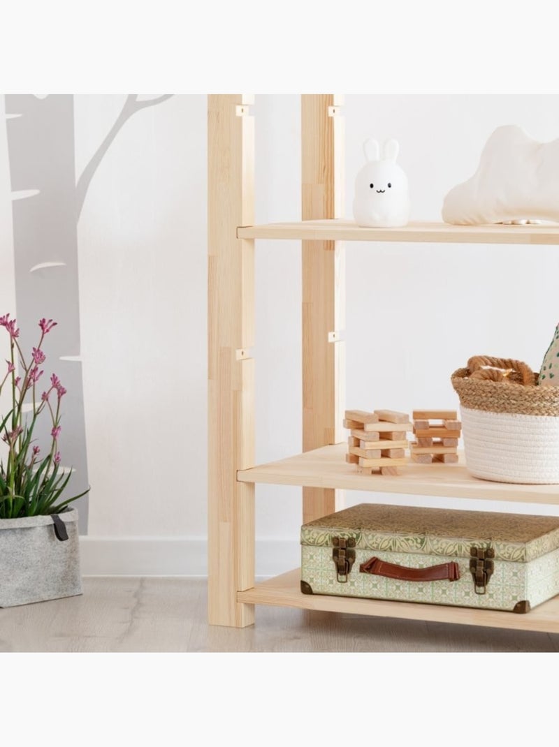 Lit cabane enfant RGD Pin massif Beige - Kiabi
